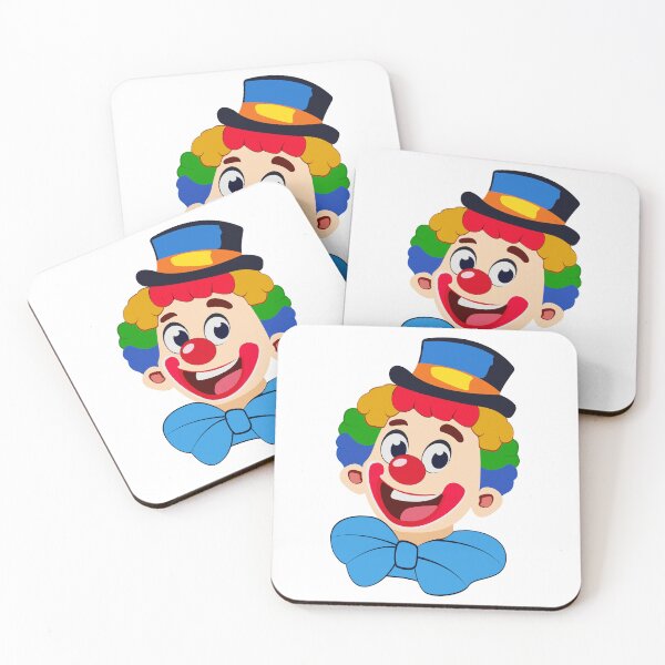 Item preview, Colorful Circus Clown Face designed and sold by DesignbyAnnaM.