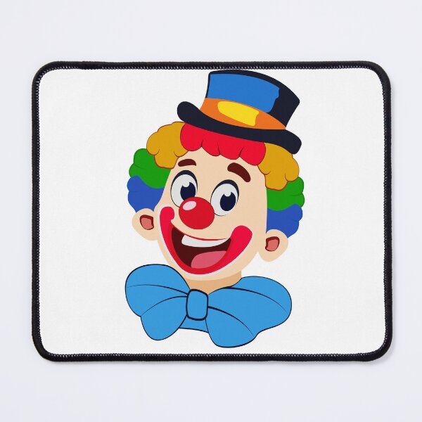 Item preview, Colorful Circus Clown Face designed and sold by DesignbyAnnaM.