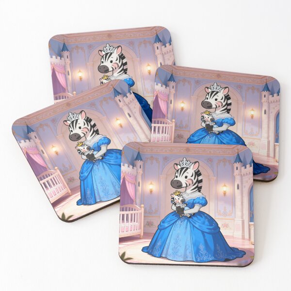 Item preview, Zebra Queen and Baby Princess designed and sold by ZebraDazzleDesigns.
