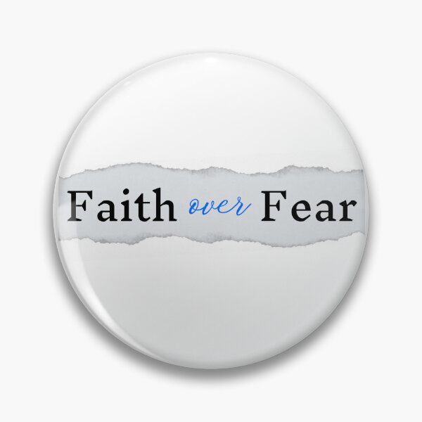 Item preview, Faith over Fear Ripped Paper style designed and sold by LaNunu.