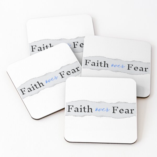Item preview, Faith over Fear Ripped Paper style designed and sold by LaNunu.