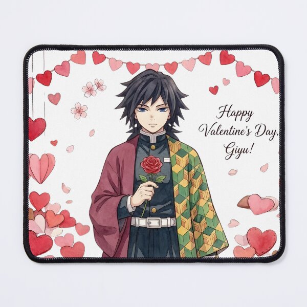 Item preview, Giyu Tomioka Valentine Rose Anime Fan Art designed and sold by Innova_Creations.