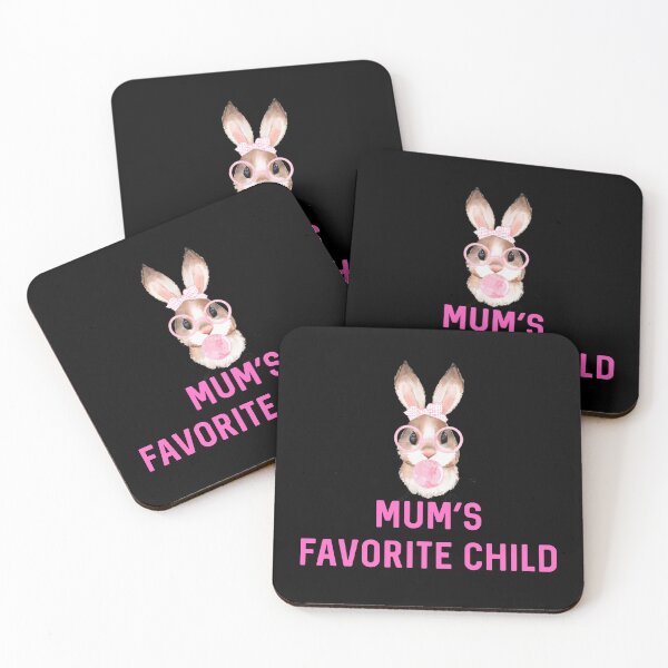 Item preview, Mum's Favorite Child Rabbit Mother's Day UK Sassy Easter Bunny Gift Rabbits Lover Birthday designed and sold by DogLover332.