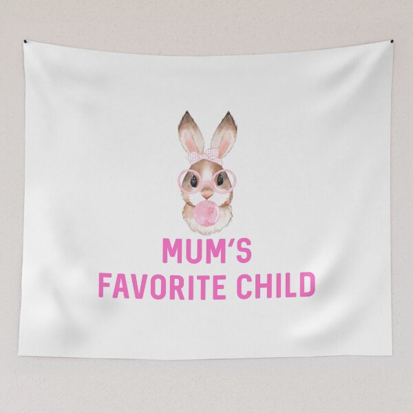 Item preview, Mum's Favorite Child Rabbit Mother's Day UK Sassy Easter Bunny Gift Rabbits Lover Birthday designed and sold by DogLover332.