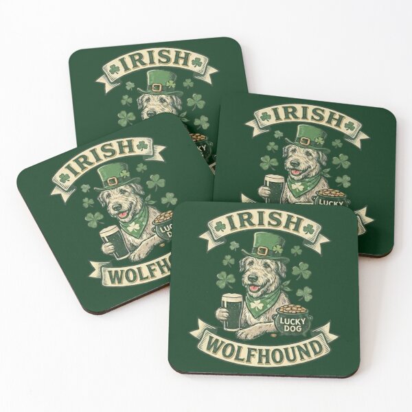 Item preview, St. Patrick’s Day - Irish Wolfhound designed and sold by HeyyItsNikki.