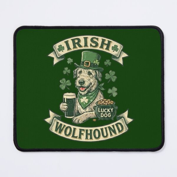 Item preview, St. Patrick’s Day - Irish Wolfhound designed and sold by HeyyItsNikki.
