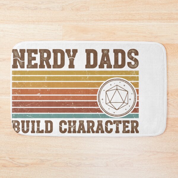 Item preview, Nerdy Dads Build Character RPG D20 Gamer Dad designed and sold by JMDesignHub.