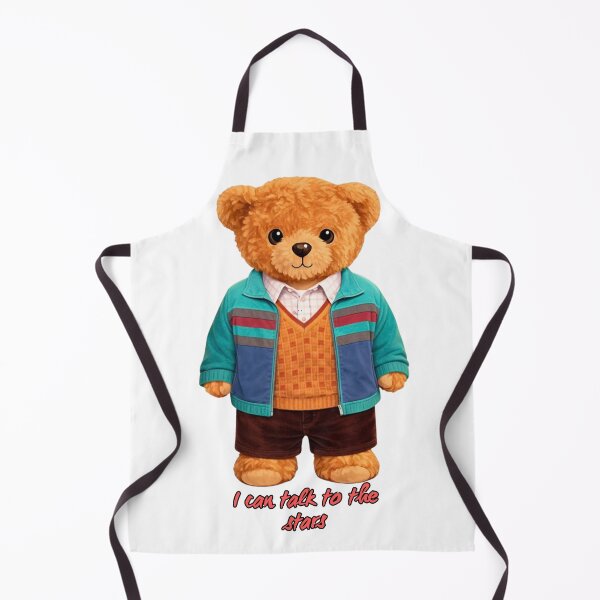 Item preview, Cute Astronomer Bear in Sweater Vest - Retro Astrophysics Nerd Art ? designed and sold by CuteBear87.