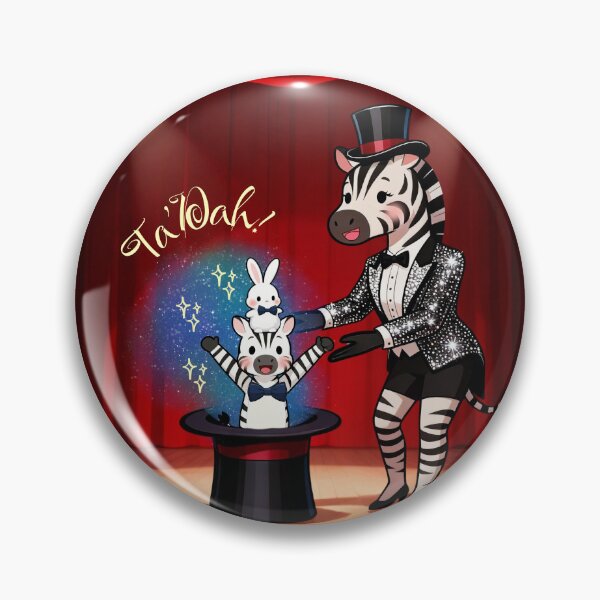 Item preview, Ta-Dah Magic Zebra designed and sold by ZebraDazzleDesigns.