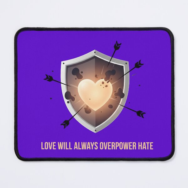 Item preview, Shield of Love - Protection Against Hate designed and sold by WowDezign.