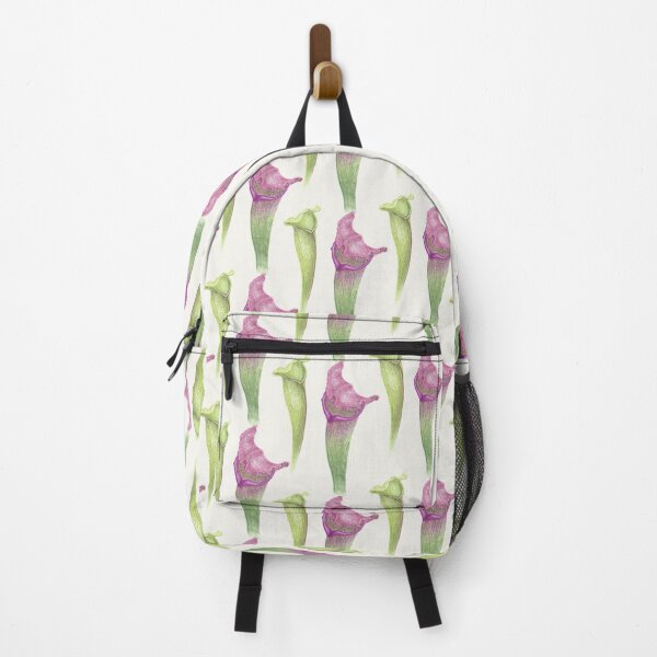 Item preview, Watercolor Sarracenia Pattern – Carnivorous Botanical & Dark Academia Design designed and sold by paintingbetween.