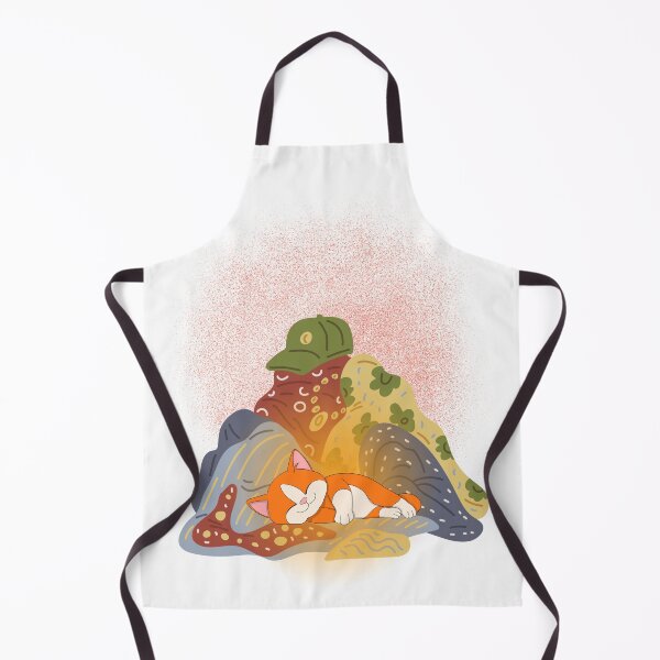 Item preview, An orange tiger cat sleeping in the fresh laundry after a day of zooming designed and sold by LavenderChill04.