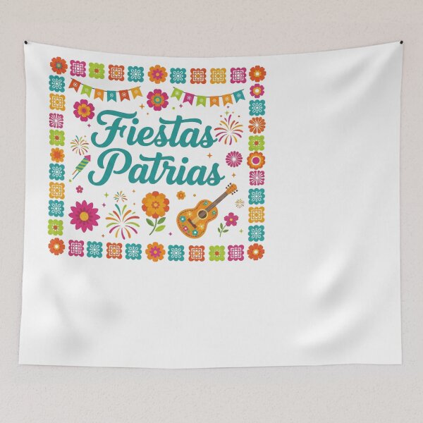Item preview, Fiestas Patrias Mexican Celebration Folk Art Design designed and sold by JMDesignHub.