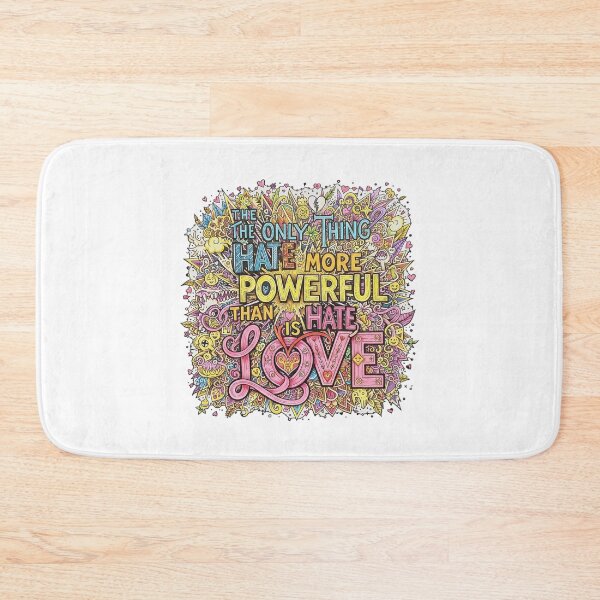 Item preview, The Only Thing More Powerful Than Hate is Love designed and sold by sicoonstore.