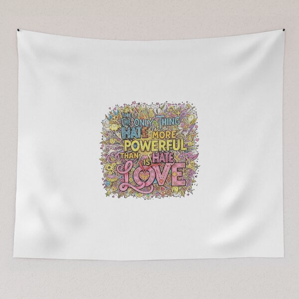 Item preview, The Only Thing More Powerful Than Hate is Love designed and sold by sicoonstore.