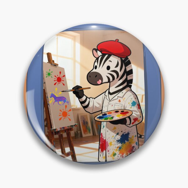 Item preview, Creative Artist Zebra designed and sold by ZebraDazzleDesigns.