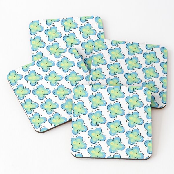 Item preview, Blue Green Abstract Blob Shape designed and sold by BetweenForms.