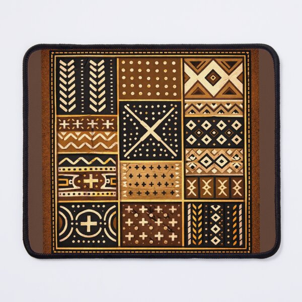 Item preview, African Mudcloth Pattern - Geometric Tribal Textile designed and sold by Myra365Art.