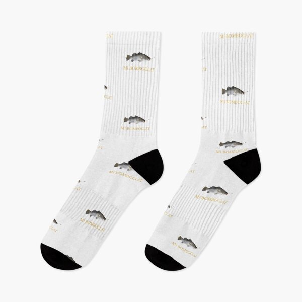 Item preview, Mi Bomboclat Smoking Fish Meme — Funny Retro Barramundi Design | Silly Sea Life Illustration designed and sold by Colorful-Garden.