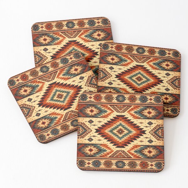 Item preview, Southwestern Native American Weaving - Geometric Pattern designed and sold by Myra365Art.