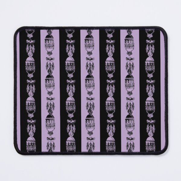Item preview, Antique Furniture Decorations Wide Stripe Mauve & Black designed and sold by Digitalmyth's Designs.
