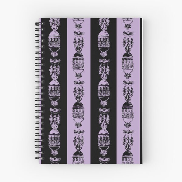 Item preview, Antique Furniture Decorations Wide Stripe Mauve & Black designed and sold by Digitalmyth's Designs.