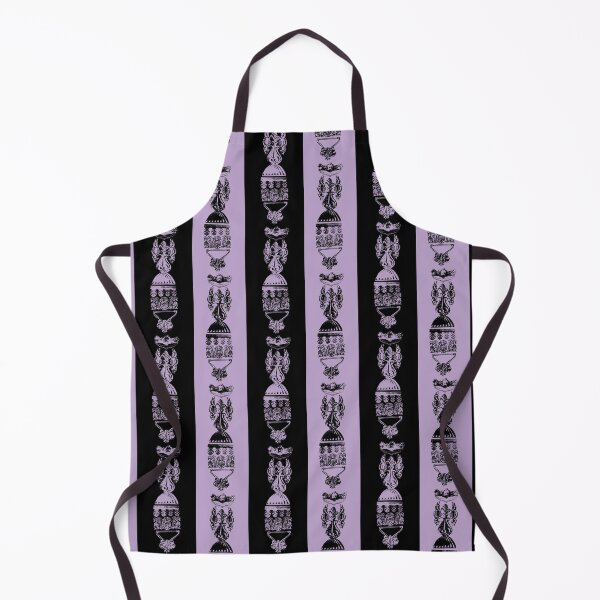 Item preview, Antique Furniture Decorations Wide Stripe Mauve & Black designed and sold by Digitalmyth's Designs.