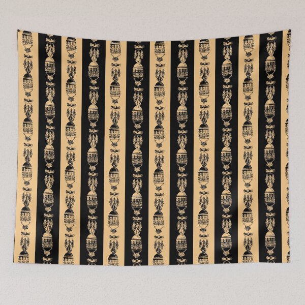 Item preview, Antique Furniture Decorations Wide Stripe Gold & Black designed and sold by Digitalmyth's Designs.