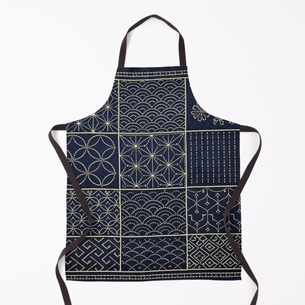 Item preview, Japanese Sashiko Geometric Pattern designed and sold by Myra365Art.
