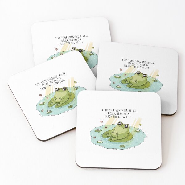 Item preview, Chill Frog Aesthetic - Vibin' and Thrivin' with Sakura designed and sold by blastercreation.