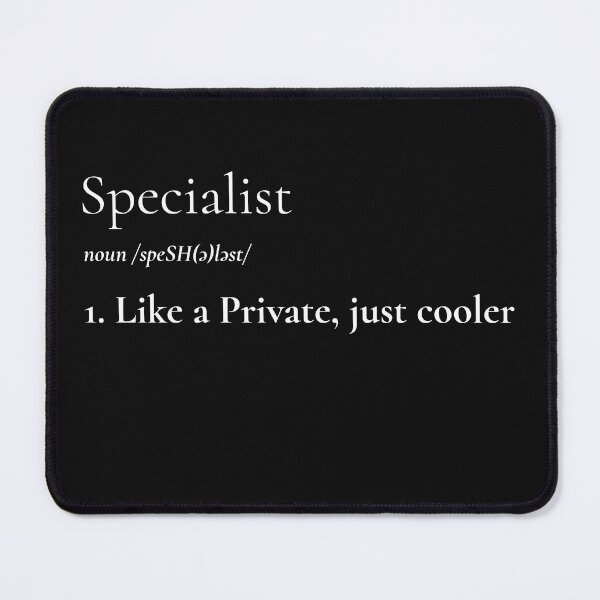 Item preview, Army Specialist Definition designed and sold by PVTees.