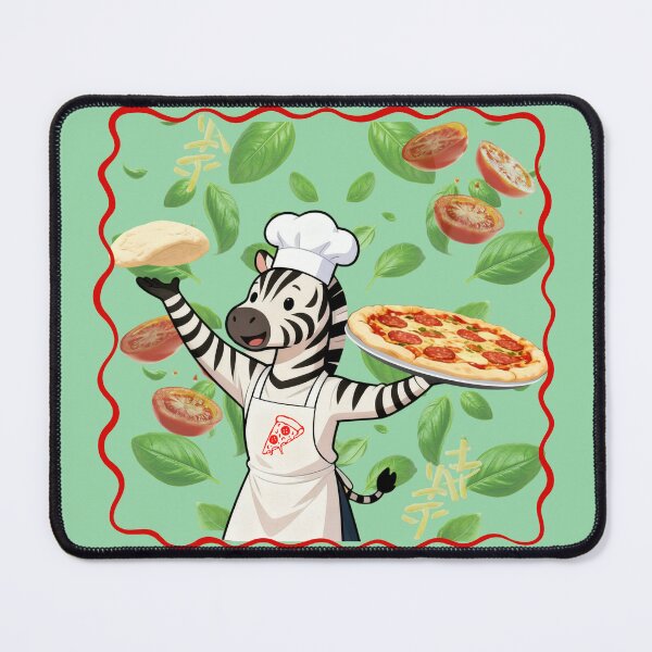 Item preview, Pizza Maker Zebra Chef designed and sold by ZebraDazzleDesigns.