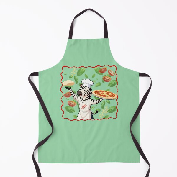 Item preview, Pizza Maker Zebra Chef designed and sold by ZebraDazzleDesigns.