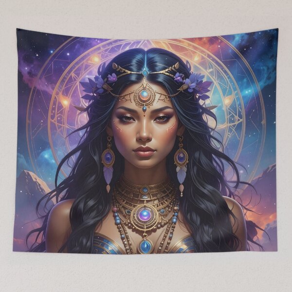 Item preview, Cosmic Goddess Art – Divine Sacred Feminine designed and sold by Schoenenwald - Illustrations Uniques et Originales.