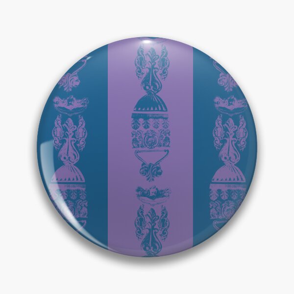 Item preview, Antique Furniture Decorations Wide Stripe Purple & Blue designed and sold by Digitalmyth's Designs.
