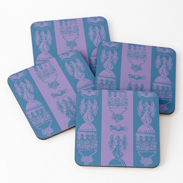Item preview, Antique Furniture Decorations Wide Stripe Purple & Blue designed and sold by Digitalmyth's Designs.