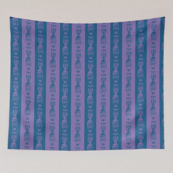Item preview, Antique Furniture Decorations Wide Stripe Purple & Blue designed and sold by Digitalmyth's Designs.