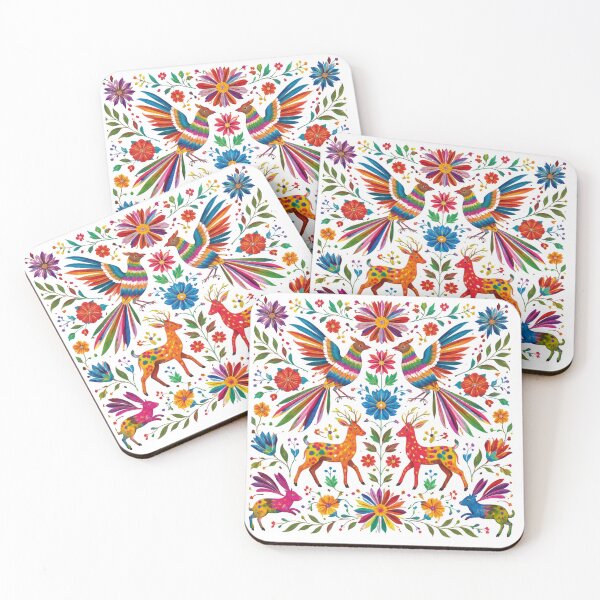 Item preview, Mexican Otomi Folk Art Pattern designed and sold by Myra365Art.