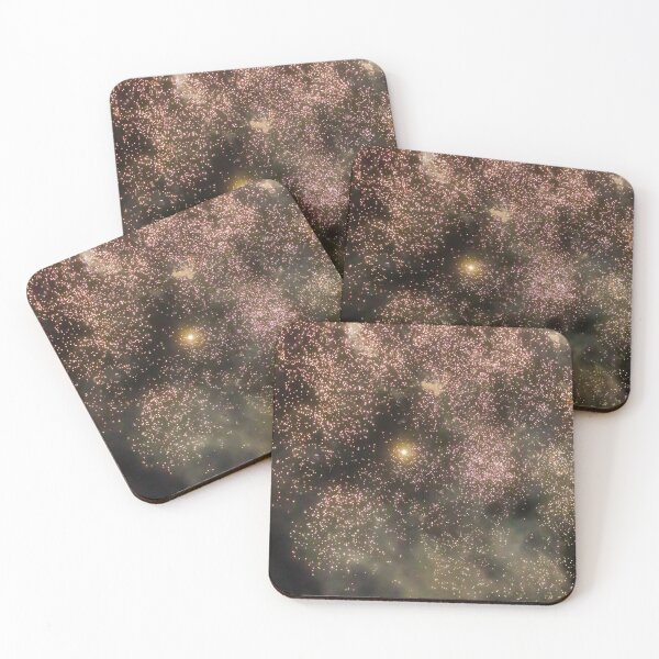Item preview, Night Fireworks Show With Bright Spark Trails And Smoke Illumination Against The Dark Sky designed and sold by Nmallia.