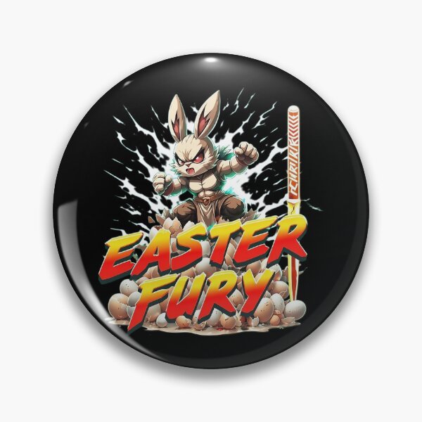 Item preview,  Powerful Warrior Bunny at Easter Fury designed and sold by newvisionart191.