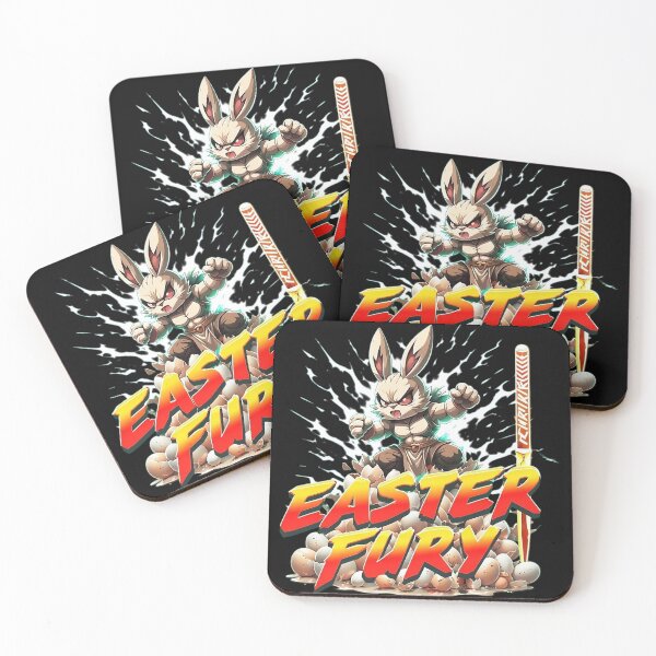 Item preview,  Powerful Warrior Bunny at Easter Fury designed and sold by newvisionart191.