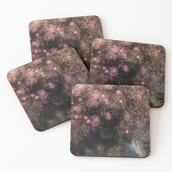 Item preview, Night Fireworks Show With Bright Spark Trails And Smoke Illumination Against The Dark Sky designed and sold by Nmallia.