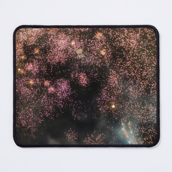 Item preview, Night Fireworks Show With Bright Spark Trails And Smoke Illumination Against The Dark Sky designed and sold by Nmallia.
