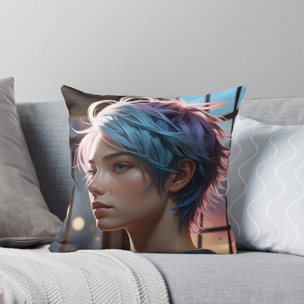 Item preview, Supernova tenderness: A portrait in cyber-chic style designed and sold by KunstGeist.