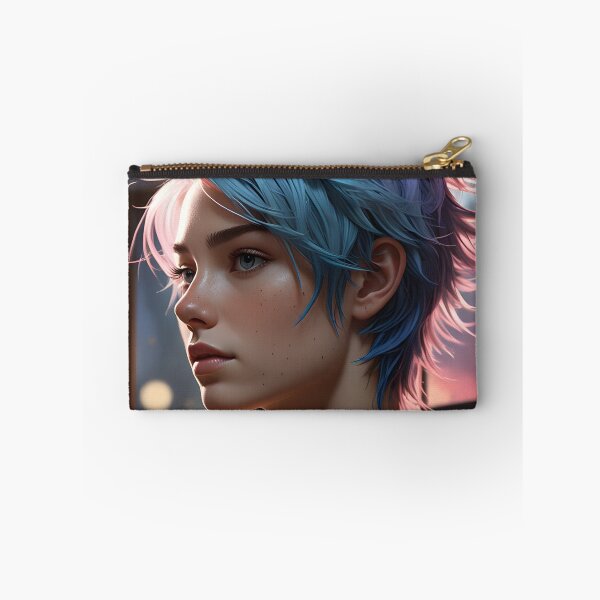 Item preview, Supernova tenderness: A portrait in cyber-chic style designed and sold by KunstGeist.