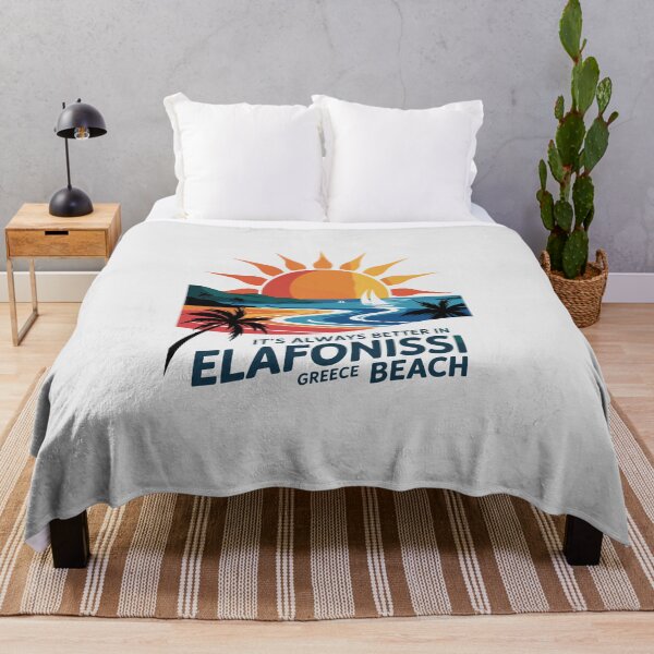 Item preview,  It’s Always Better in Elafonissi Beach, Greece – Greek Travel Graphic designed and sold by paulo silveira.