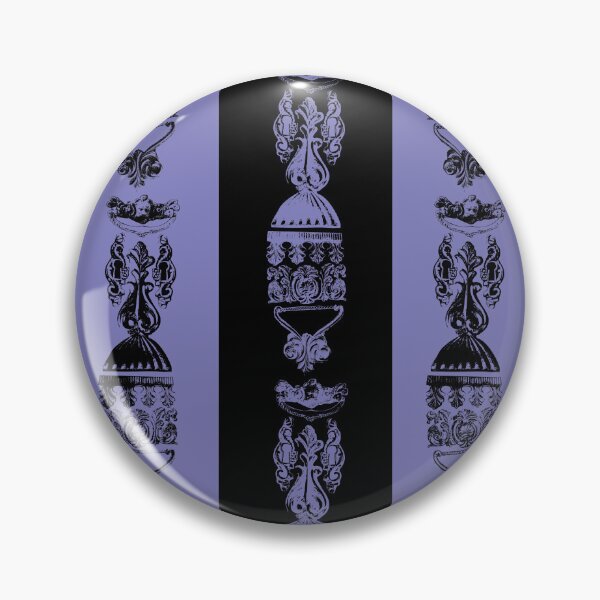 Item preview, Antique Furniture Decorations Wide Stripe Purple & Black designed and sold by Digitalmyth's Designs.