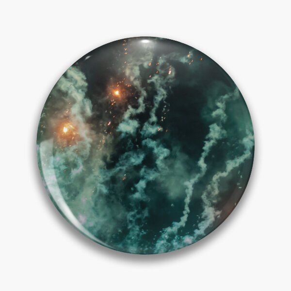 Item preview, Night Fireworks Show With Bright Spark Trails And Smoke Illumination Against The Dark Sky designed and sold by Nmallia.