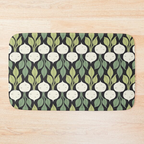 Item preview, Turnips at the Market - cream, green designed and sold by Johanna Kindvall.