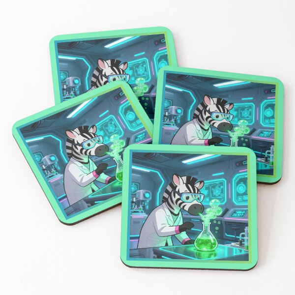 Item preview, Curious Scientist Zebra designed and sold by ZebraDazzleDesigns.